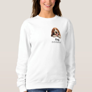 Basset Hound Dog Personalised T-Shirt Sweatshirt