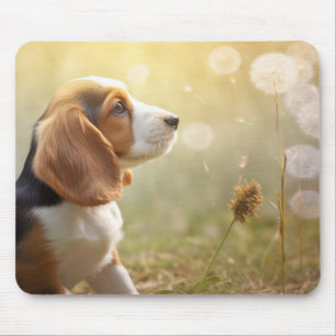 Basset Hound Dog Pet Animal Tranquil Mouse Mat