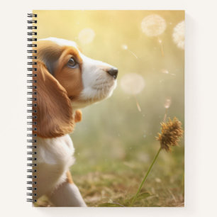 Basset Hound Dog Pet Animal Tranquil Notebook