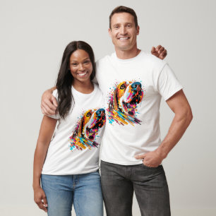 Basset Hound Dog Pet World Animal Lover Furry T-Shirt