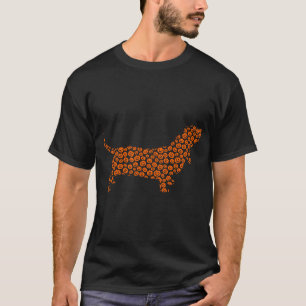 Basset Hound Dog Silhouette Halloween Costume T-Shirt