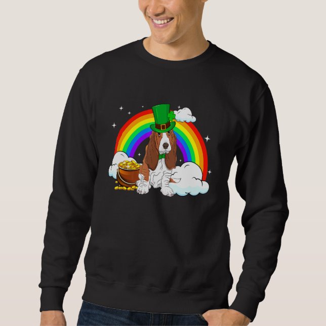 Basset Hound Dog Sweatshirt (Front)