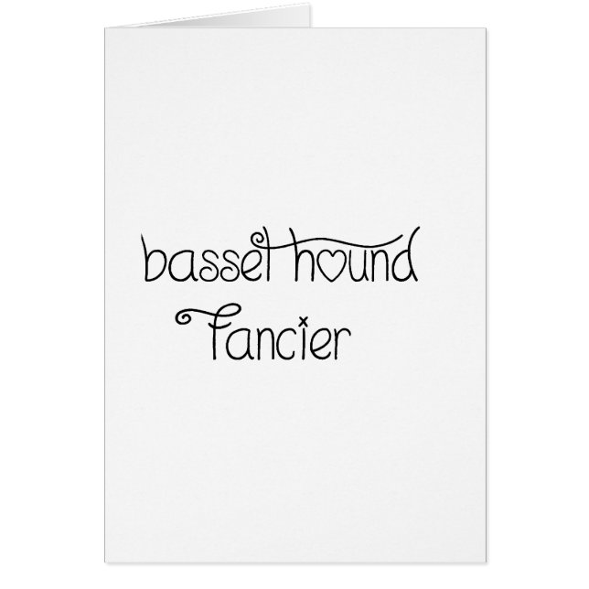 basset hound fancier (Front)