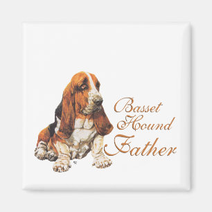 Basset Hound Father's Day Magnet