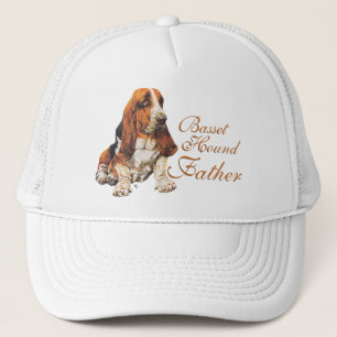 Basset Hound Father's Day Trucker Hat