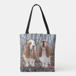 Basset Hound Friends Tote Bag