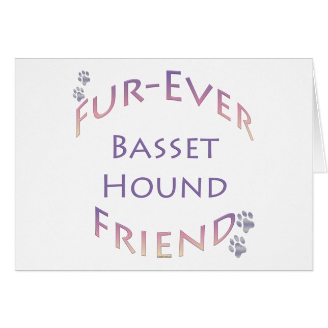 Basset Hound Furever (Front Horizontal)