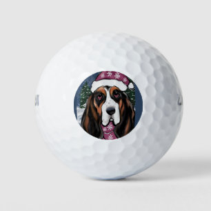 BASSET HOUND  GOLF BALLS