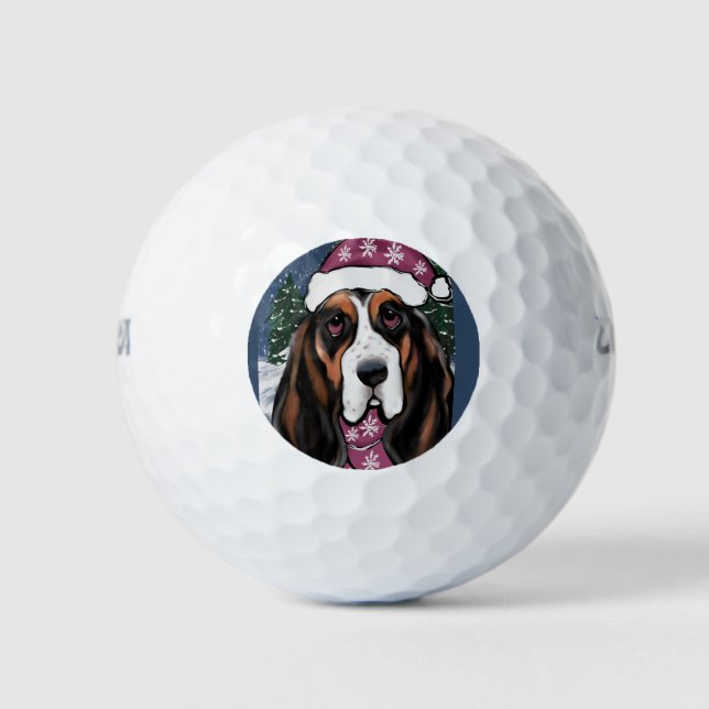 BASSET HOUND  GOLF BALLS (Front)