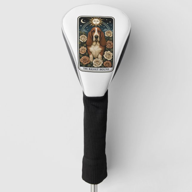Basset Hound Golf Head Cover (Front)