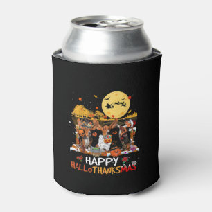 Basset Hound Happy Hallothanksmas Halloween Thanks Can Cooler