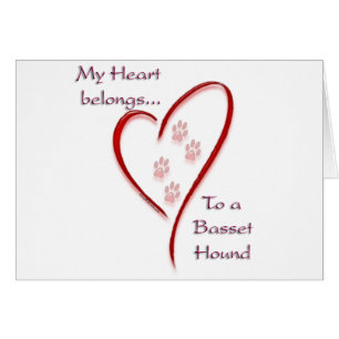 Basset Hound Heart Belongs