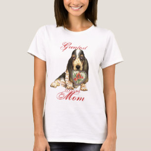Basset Hound Heart Mum T-Shirt