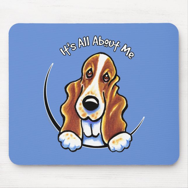 Basset Hound IAAM Mouse Mat (Front)