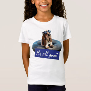 Basset Hound In Sunglasses T-Shirt