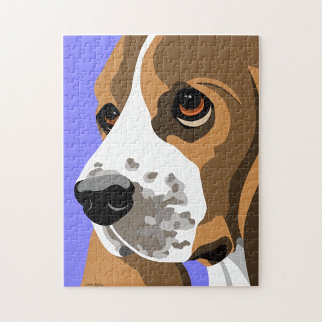 Basset Hound Jigsaw Puzzle (Vertical)