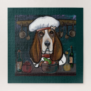 BASSET HOUND JIGSAW PUZZLE