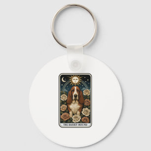 Basset Hound Key Ring