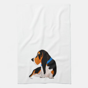 Basset Hound Kitchen Towel