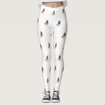 Basset hound leggings