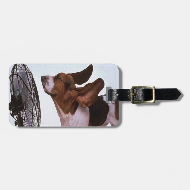 BaSSeT HoUND Luggage Tag (Front Horizontal)