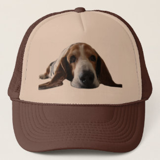 Basset Hound lying down Trucker Hat