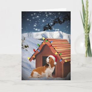 Basset Hound Merry Christmas Cards