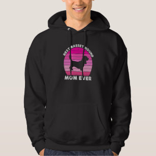 Basset Hound Mom For Women Basset Hound Mom Dog Hoodie
