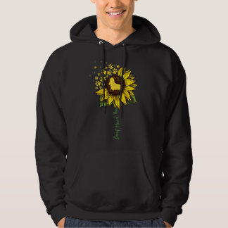 Basset Hound Mom Sunflower Basset Hound Dog Mom Ma Hoodie