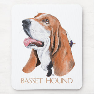 Basset Hound Mouse Mat