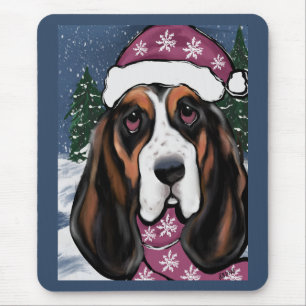 BASSET HOUND MOUSE MAT