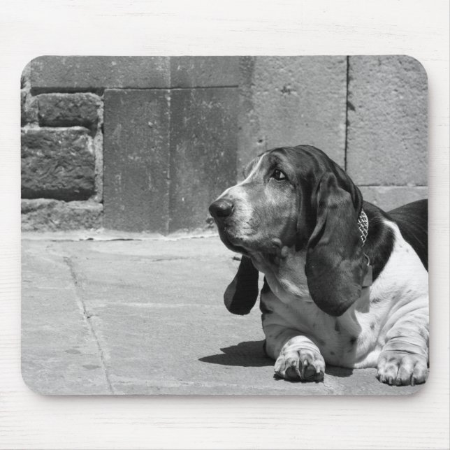 Basset Hound Mousepad (Front)