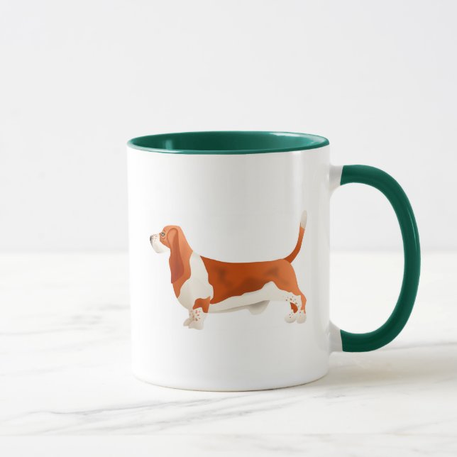 Basset Hound Mug (Right)
