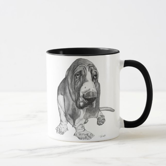 Basset Hound Mug (Right)