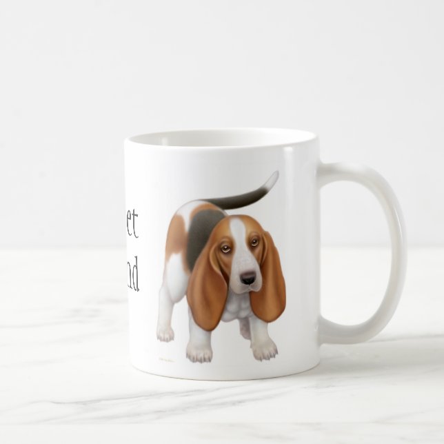 Basset Hound Mug (Right)