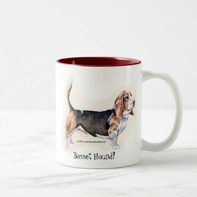 Basset Hound Mug (Right)