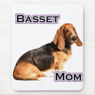 Basset Hound Mum 4 Mouse Mat