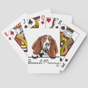 Basset Hound Mummy Playing Cards