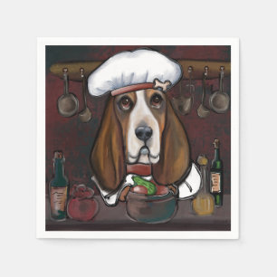 BASSET HOUND NAPKIN