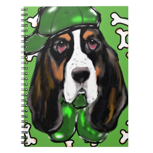 Basset Hound Notebook (Front)