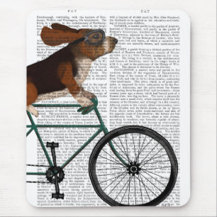 Basset Hound on Bicycle Mouse Mat