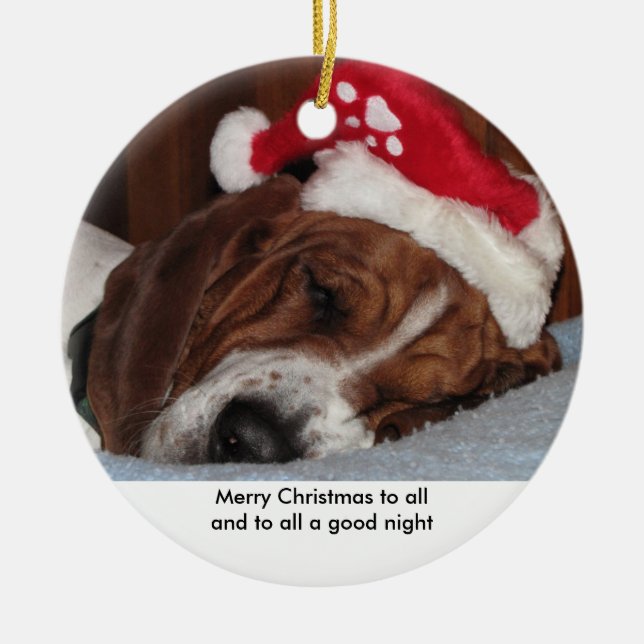 Basset hound ornament (Front)