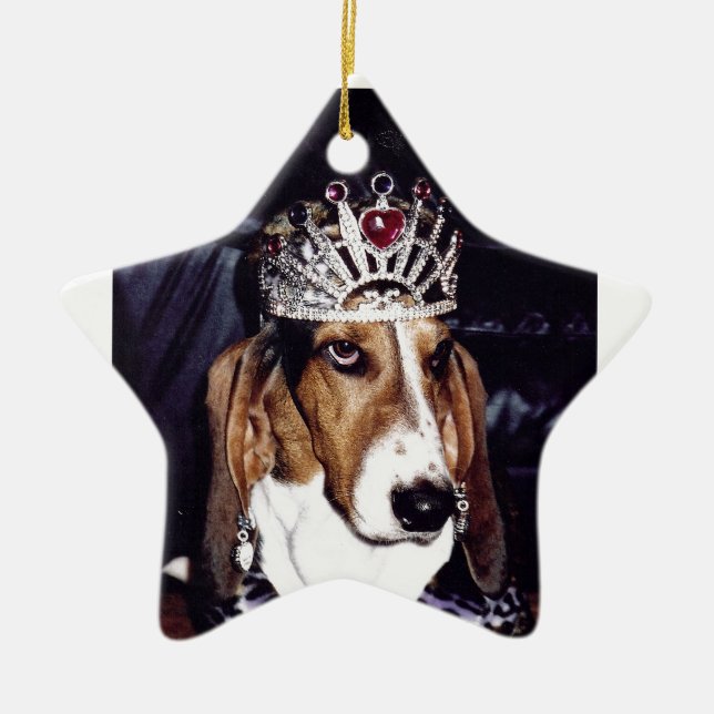 Basset Hound Ornament (Front)