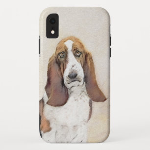 Basset Hound Painting - Cute Original Dog Art iPhone XR Case