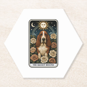 Basset Hound Paper Coaster