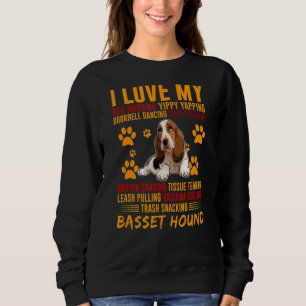 Basset Hound Personal Stalker For Dog Owner Sweatshirt