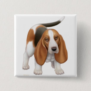 Basset Hound Pin
