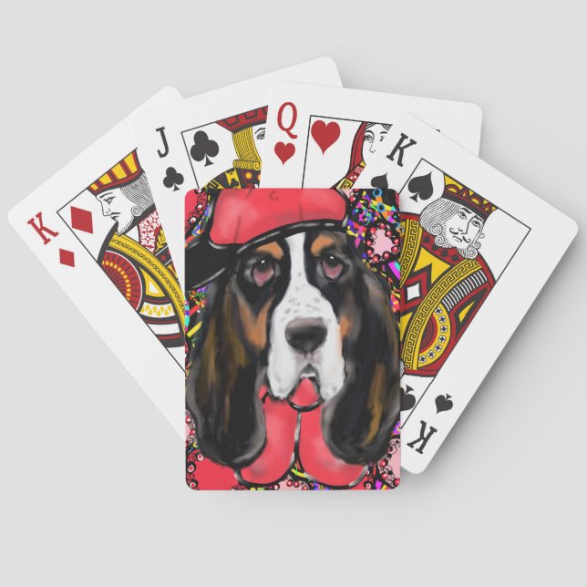 Basset Hound Playing Cards (Back)