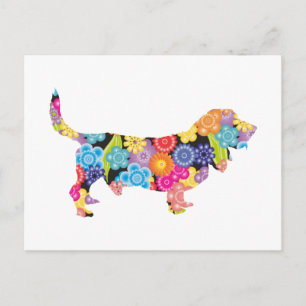 Basset Hound Postcard