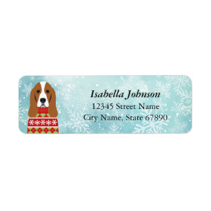Basset Hound Return Address Labels